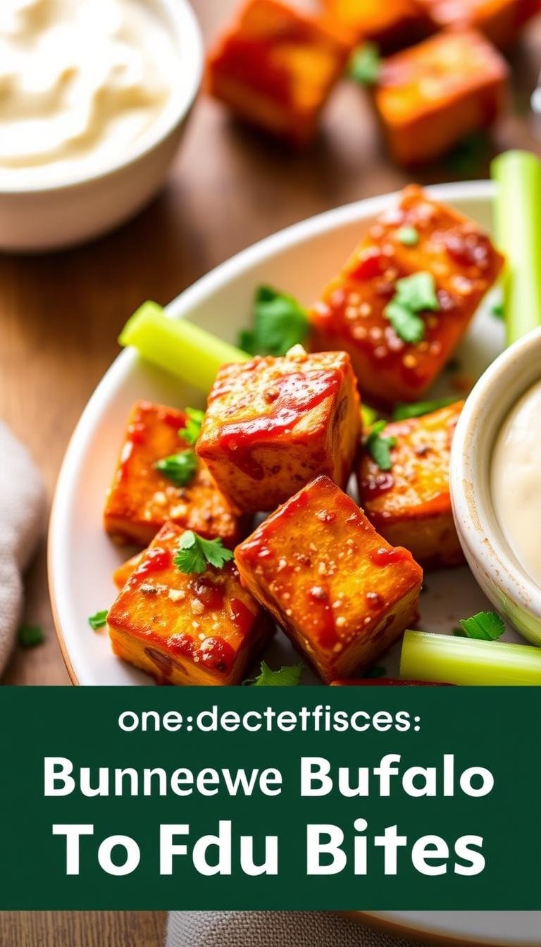 buffalo tofu bites
