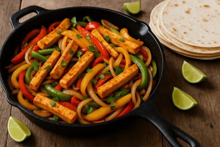 Tofu Fajitas with Peppers