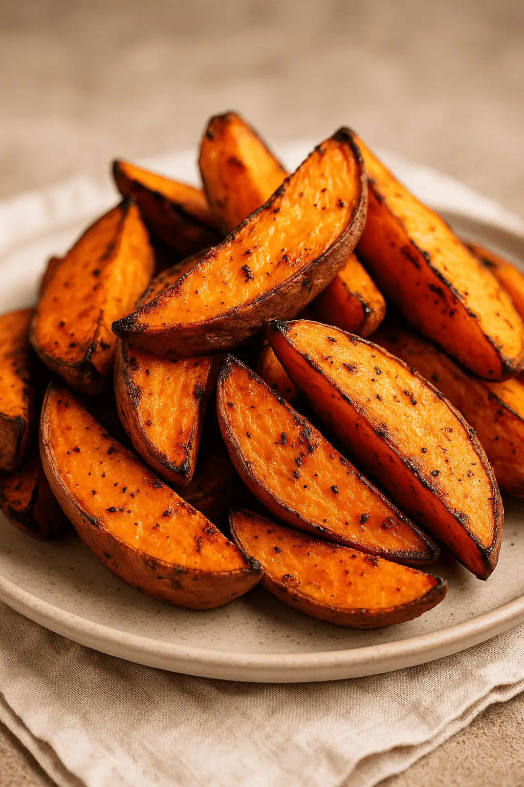 Roasted Sweet Potato Wedges