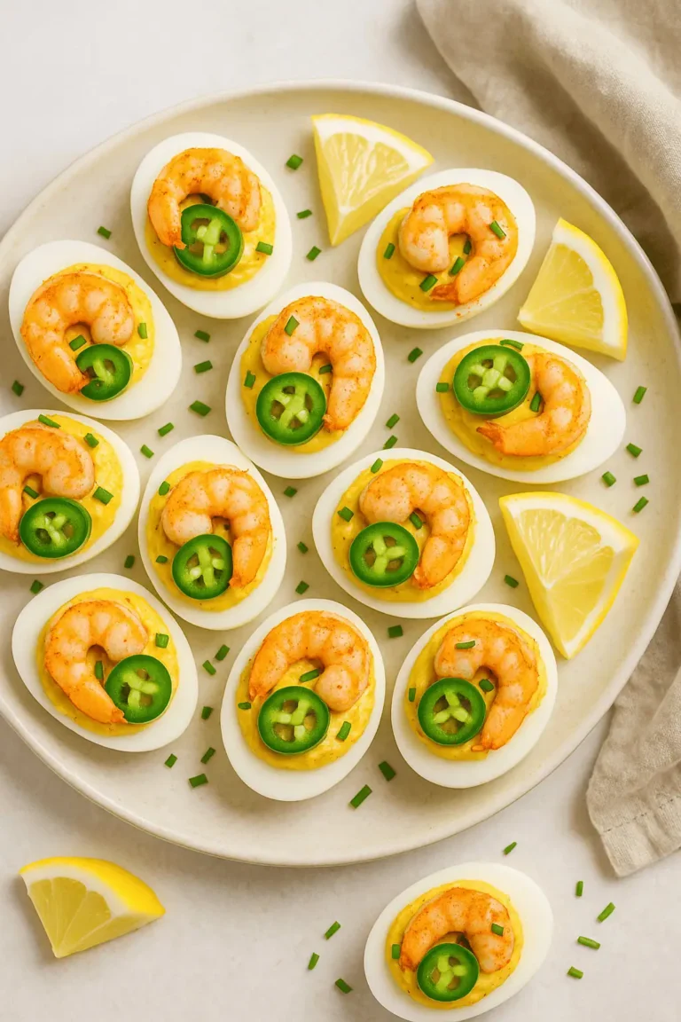 Bold, Spicy, and Delicious Cajun Deviled Eggs with Shrimp