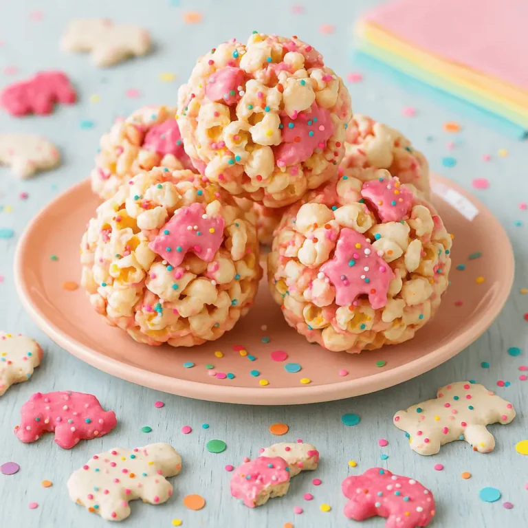 Circus Animal Popcorn Balls (Sweet Party Snack)