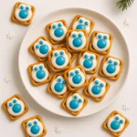Winter Wonderland M&M Pretzel Bites