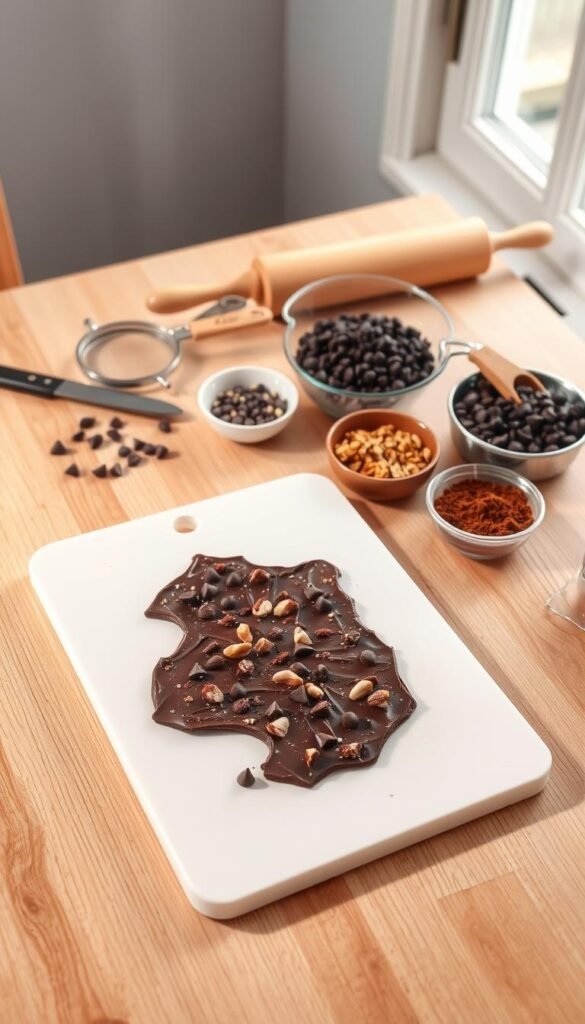 protein bark prep workspace